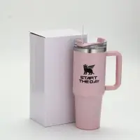 Термокружка 1200 мл, розовая