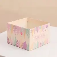 Коробка самосборная &laquo;Тропики цветные&raquo;, размер 12.5&times;12.5&times;8 см, микрогофрокартон