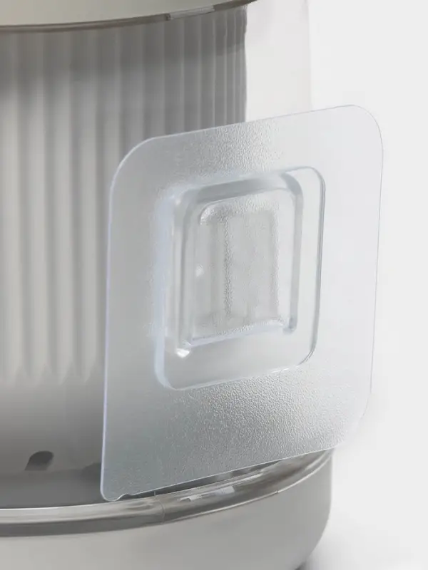 Ёршик для унитаза SAVANNA, настенный, силиконовый, с ёмкостью для моющего средства, 10.5&times;10.5&times;41 см, белый