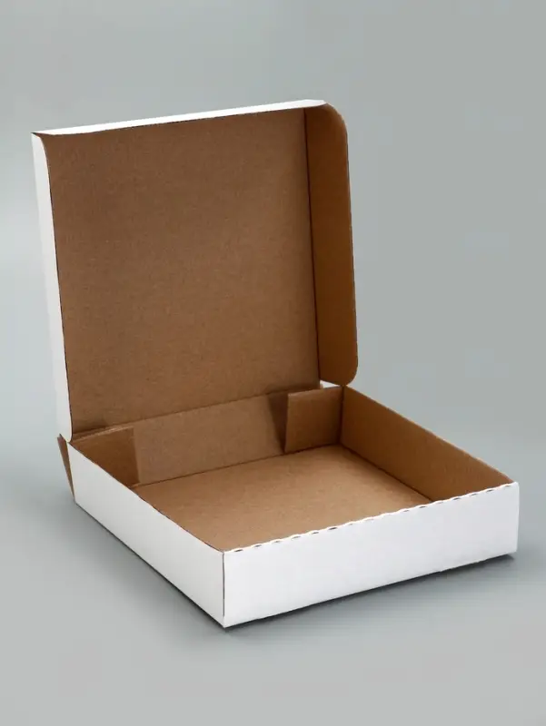 Упаковка для пирога, белая, 23&times;23&times;5 см