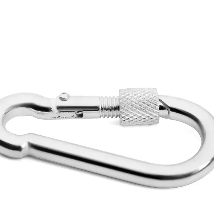 Карабин монтажный с фиксатором ТУНДРА krep, DIN5299D, 6×60 мм, оцинкованный, 1 шт. Карабин монтажный с фиксатором ТУНДРА krep, DIN5299D, 6×60 мм, оцинкованный, 1 шт.