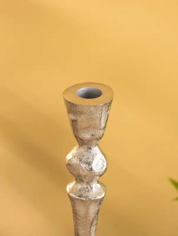 Подсвечник Подсвечник "Айси" алюминий 39 см, цв. серебро