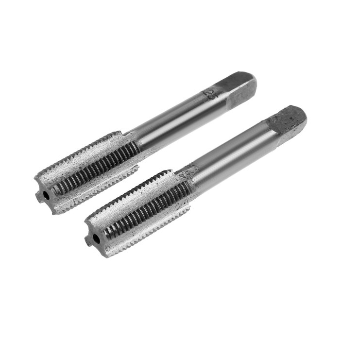 Метчики метрические ручные ТУНДРА, М12 х 1.25 мм, комплект из 2 шт. Метчики метрические ручные ТУНДРА, М12 х 1.25 мм, комплект из 2 шт.