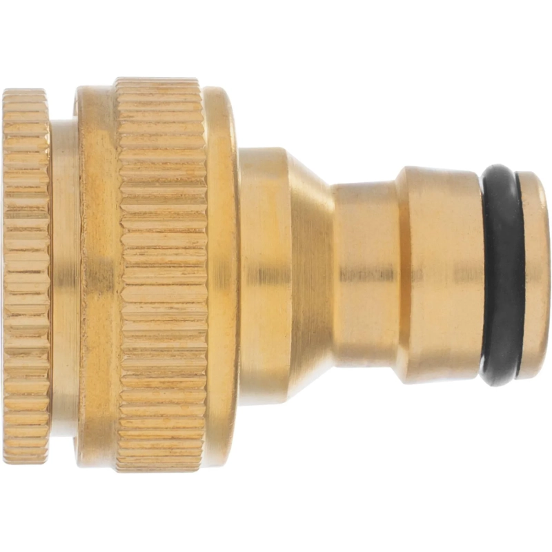 Адаптер для шланга латунный, 1/2-3/4 внутренняя резьба Palisad 65820