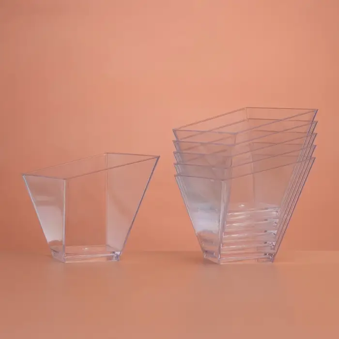 Форма пластиковая одноразовая для фуршета «Сапфир», 50 мл, прозрачная