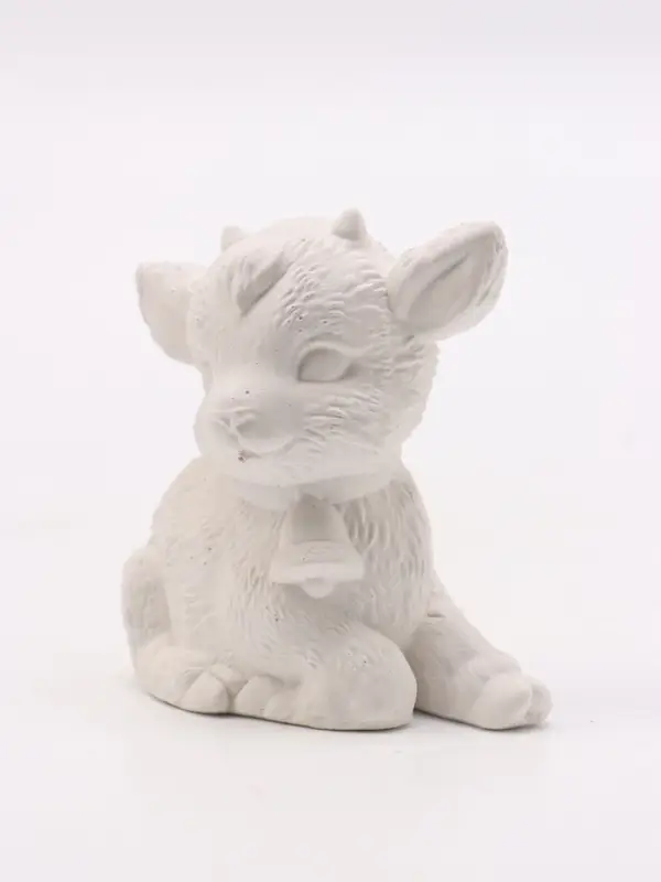 Фигурка декоративная &laquo;Козленок Тиша&raquo;, неокрашенная, 7&times;8&times;5 см, белая
