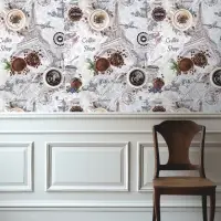 Обои бумажные &laquo;Утро 1305-17&raquo;, влагостойкие, 0.53&times;10.05 м