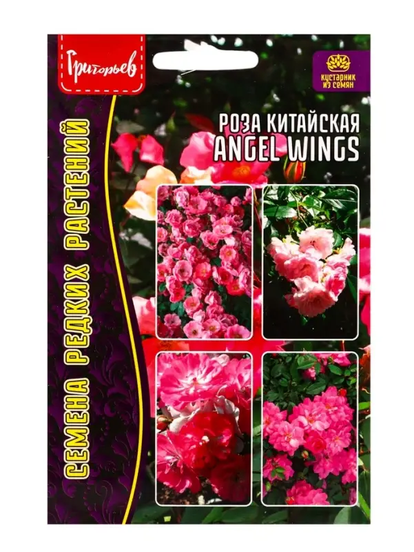 Семена цветов Роза Angel Wings китайская 7шт.  АКЦИЯ !!!  12.28 г.
