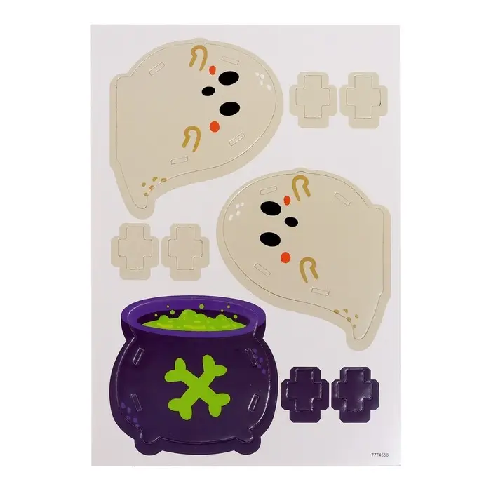 Конструктор 3D «Хэллоуин», 18 деталей Конструктор 3D «Хэллоуин», 18 деталей