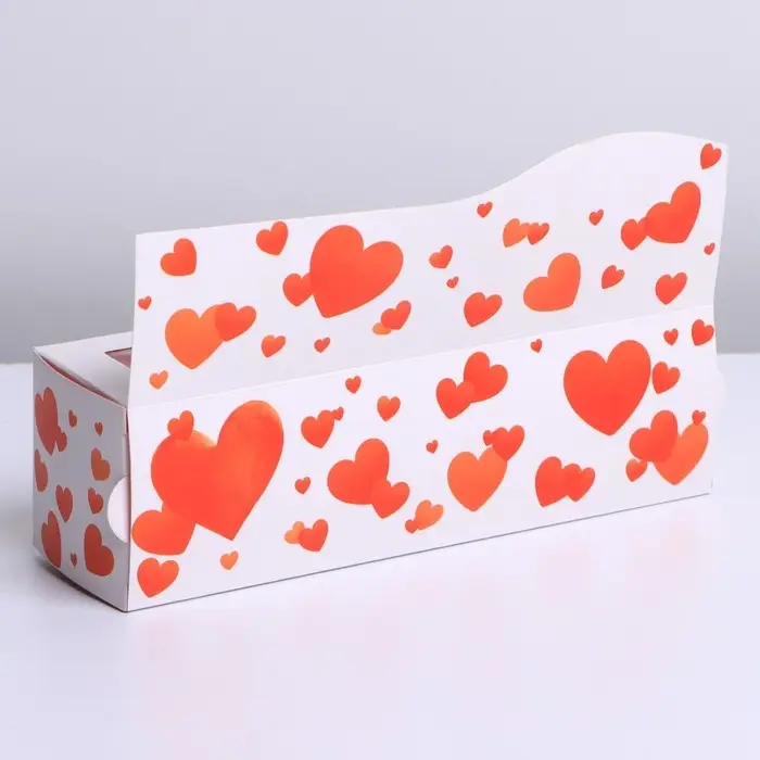 Коробка для макарун кондитерская, упаковка, « Love you», 18 х 5,5 х 5,5 см Коробка для макарун кондитерская, упаковка, « Love you», 18 х 5,5 х 5,5 см