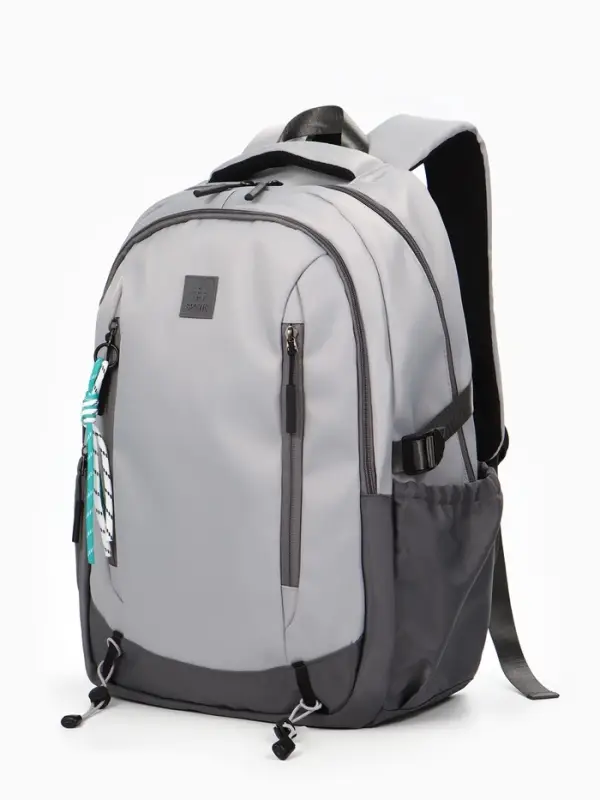 Рюкзак 33*17*47 см, 2 отд, 5 н/карм, Комби, серый