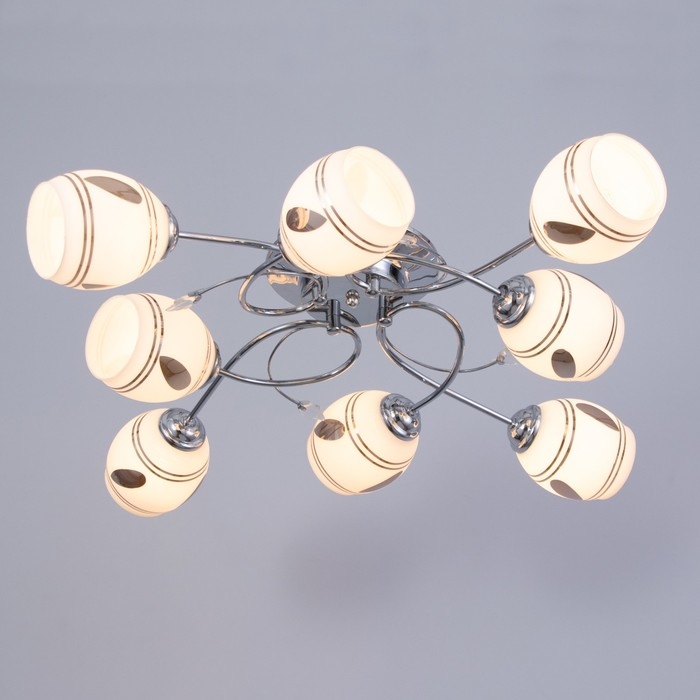 Люстра Люстра "Аннета" 8х40Вт Е27 Хром МОДЕЛЬ: 2800087