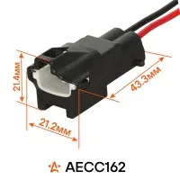 Разъём 2 pin с проводами для датчика ABS Hyundai Elantra, Kia Cerato