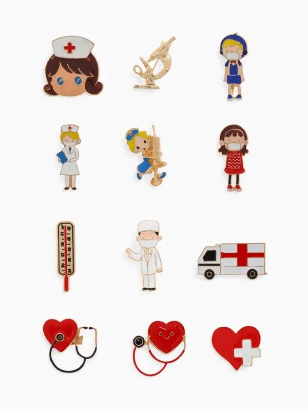 Брошь «Медицина», форма МИКС, цвет золото (неделимая фасовка 12 шт., цена за шт.) Брошь «Медицина», форма МИКС, цвет золото (неделимая фасовка 12 шт., цена за шт.)