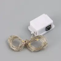 Пакет подарочный с наполнителем, лентой, гирляндой и открыткой, 20&times;8&times;25 см, зелёный