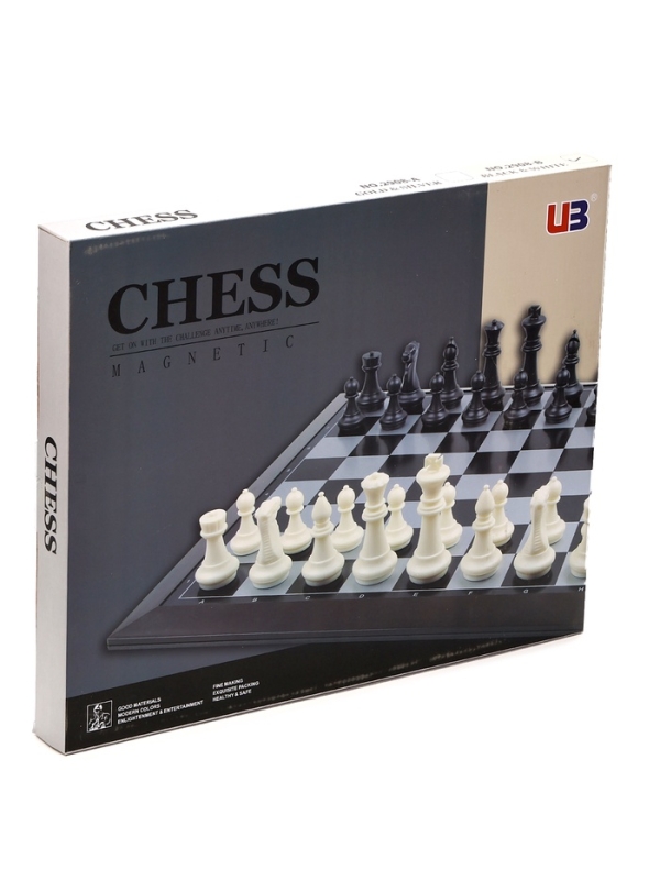Шахматы магнитные 39 х 39 см, король h-8 см, пешка h-4.3 см Шахматы магнитные 39 х 39 см, король h-8 см, пешка h-4.3 см