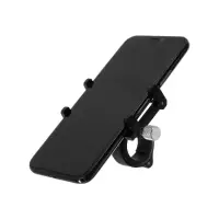 Держатель для телефона на велосипед, алюминиевый, до 185&times;100 мм, чёрный