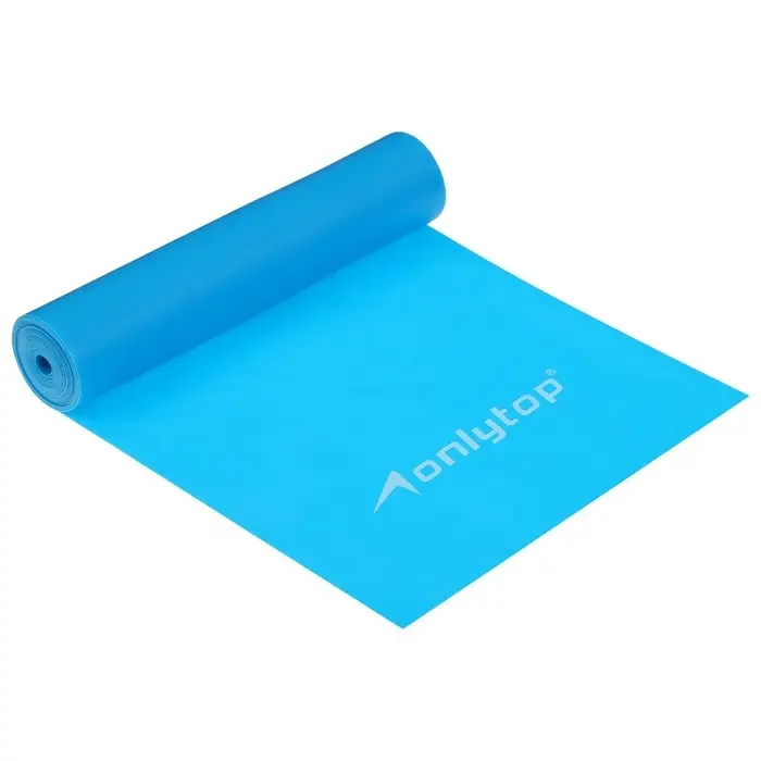 Эспандер ленточный для фитнеса ONLYTOP, 150&times;15&times;0.04 см, 10 кг, МИКС