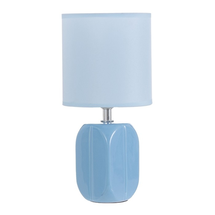 Настольная лампа Настольная лампа "Арон" Е14 40Вт голубой 13х13х25 см RISALUX