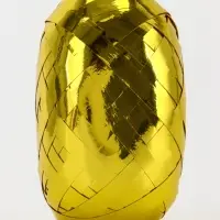 Лента упаковочная металлизированная, ассорти, набор 6 шт., 0.5 см &times; 10 м