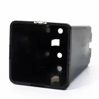 Горшок для рассады, 2 л, 12&times;12&times;17 см, пластик, чёрный