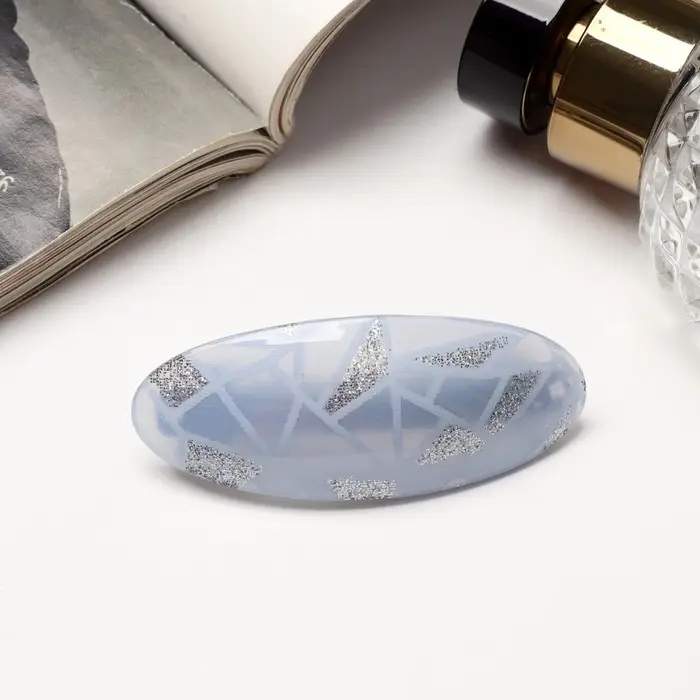 Заколка - автомат для волос «Адель», геометрия, 6 см, МИКС Заколка - автомат для волос «Адель», геометрия, 6 см, МИКС