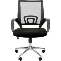 Кресло VT_Chairman 696 сетка/ткань TW черный хром