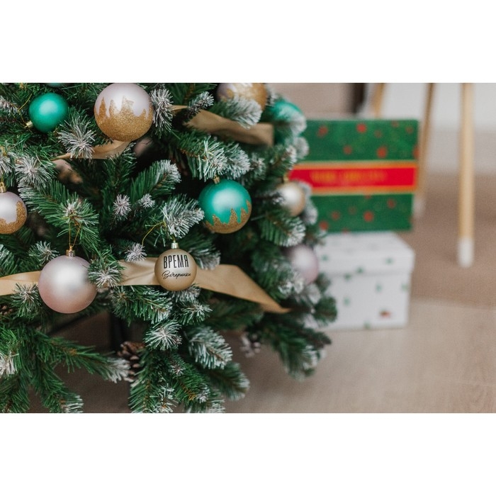 Новогодние шары ёлочные «Время вечеринки», на Новый год, пластик, d=6, 6 шт., цвет жемчужный и розовый Новогодние шары ёлочные «Время вечеринки», на Новый год, пластик, d=6, 6 шт., цвет жемчужный и розовый