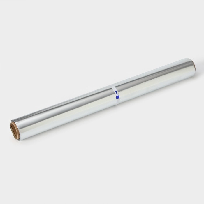 Фольга пищевая алюминиевая Доляна, универсальная, 44 см × 50 м, 11 мкм Фольга пищевая алюминиевая Доляна, универсальная, 44 см × 50 м, 11 мкм