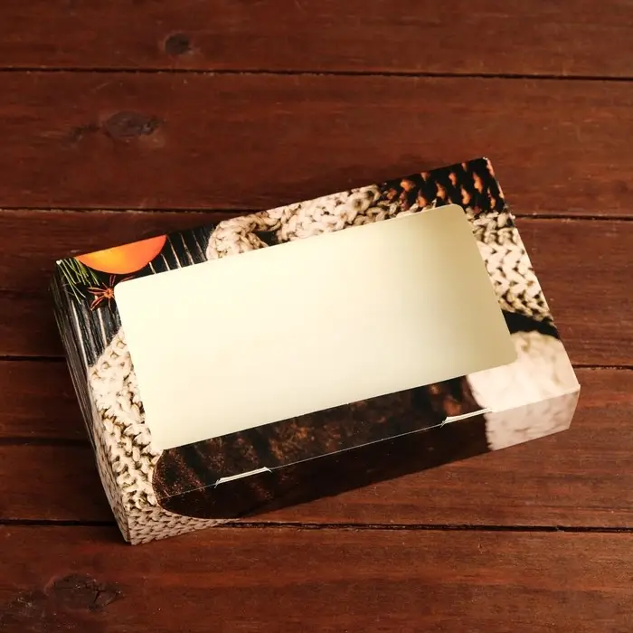 Коробка подарочная складная «Новогодний уют», 20×12×4 см