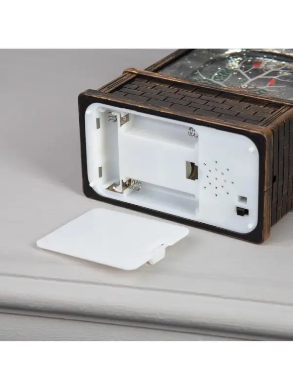 Светодиодная фигура &laquo;Дети и снеговик&raquo; 14&times;24&times;8 см, пластик, от батареек ААх3, USB, свечение тёплое белое