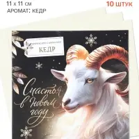 Ароматизатор для дома, в конверте, набор 10 шт. &laquo;С Новым Годом!&raquo;, 11&times;11 см