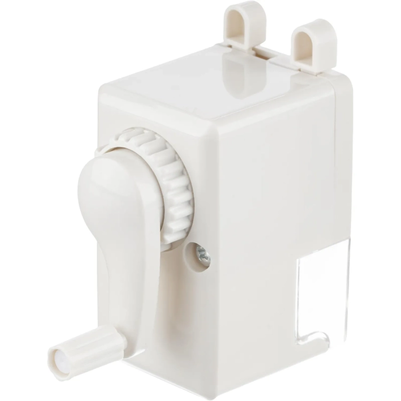 Точилка механическая, 8 мм, фиксация карандаша, белая