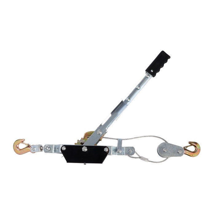 Лебедка рычажная ТУНДРА, двойное храповое колесо, тяга 4 т (подъем 1.6 т), трос 4 метра Лебедка рычажная ТУНДРА, двойное храповое колесо, тяга 4 т (подъем 1.6 т), трос 4 метра