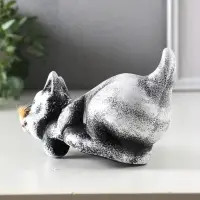 Копилка "Кот Василий" 11,5х18х9 см, белый Копилка "Кот Василий" 11,5х18х9 см, белый