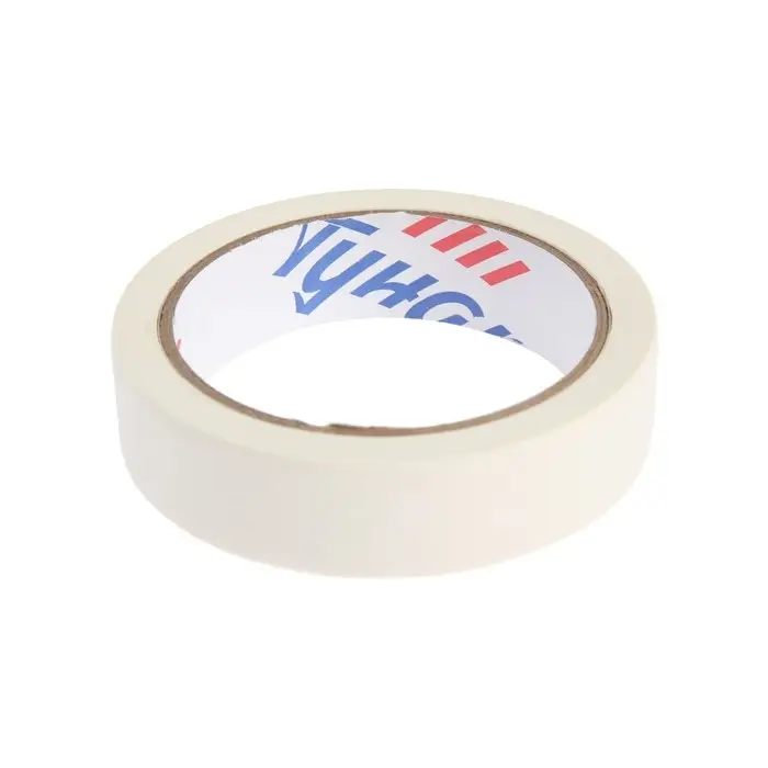 Лента малярная ТУНДРА, самоклеящаяся, бумажная основа, 120 мкм, 24 мм × 25 м
