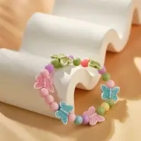 Браслет детский &laquo;Выбражулька. Бабочки порхающие&raquo;, d=6 см, МИКС