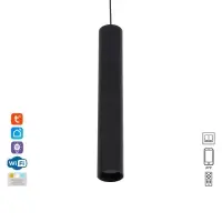 Светильник трековый BayerLux SLIM &laquo;Туба&raquo;, LED, 12 Вт, 3000K-6000К, 48 В, CRI90, 4.5&times;4.5&times;30 см, чёрный