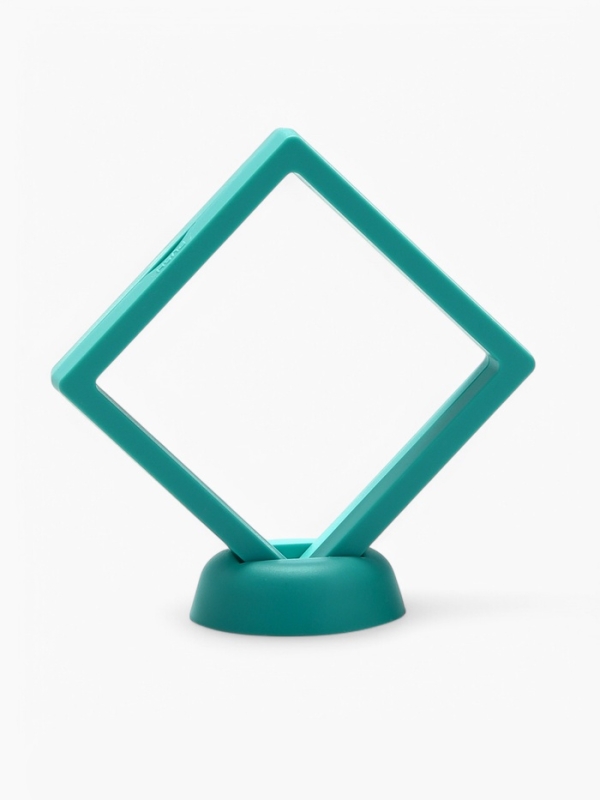 Подставка для украшений «Ромб», 13*12,5*5 см, цвет тиффани