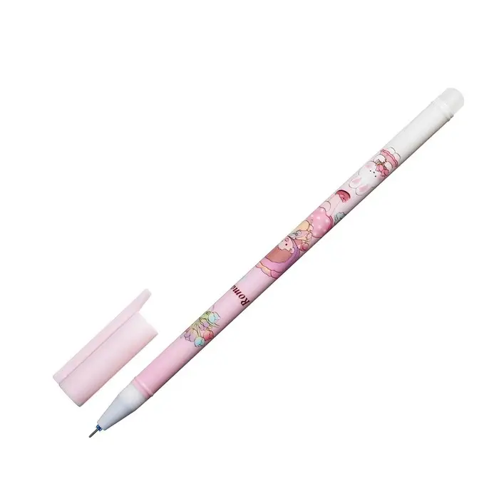 Ручка гелевая со стираемыми чернилами Calligrata, 0.38 мм, стержень синий, корпус с «Аниме», МИКС