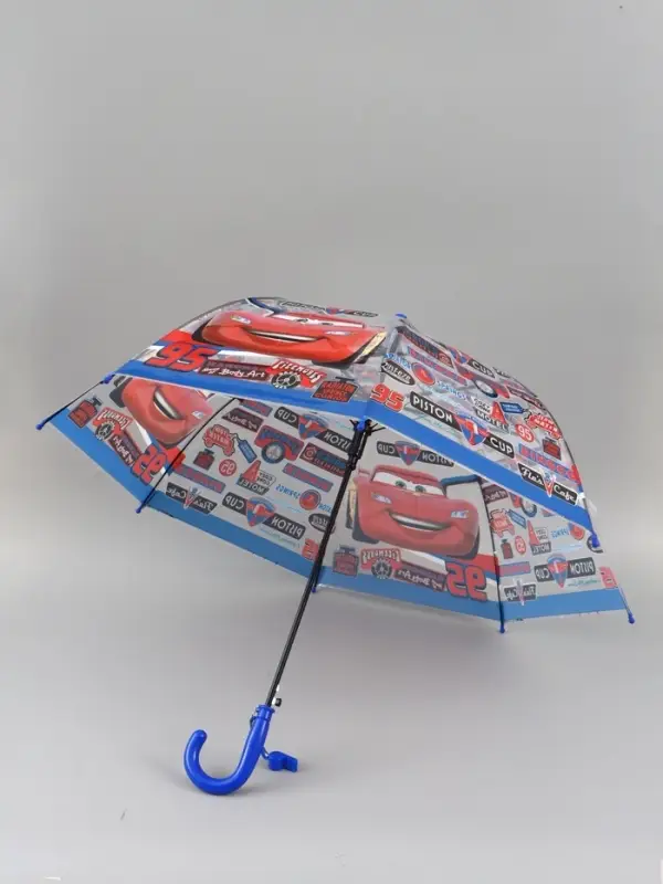 Зонт прозрачный купол &laquo;Машинки&raquo;, d=76см