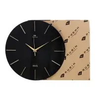 Часы настенные интерьерные &laquo;Классика&raquo;, бесшумные, плавный ход, d=30 см, чёрные, от батарейки 1&times;АА
