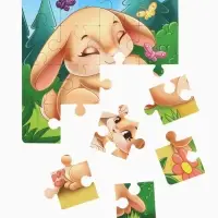 Магнитные пазлы для малышей &laquo;Мамы и малыши&raquo;, книга 3 в 1, Крошка Я