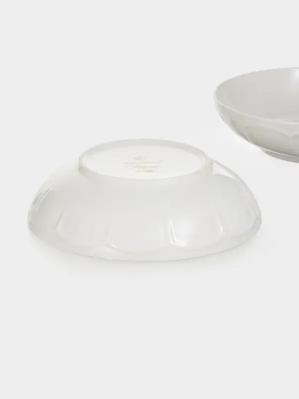 Тарелки глубокие WY Renessans, набор 2 шт., 850 мл, d=20 см, фарфор, белые