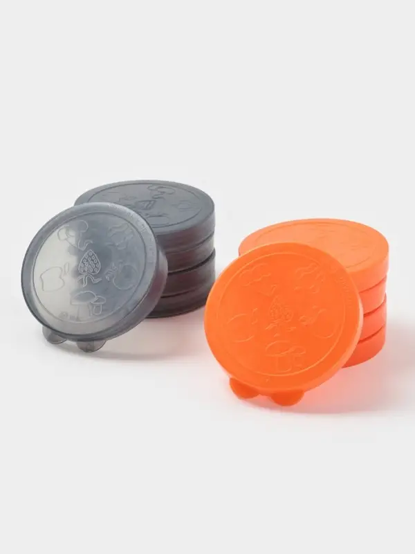 Крышки для консервирования Альтернатива &laquo;Хозяюшка&raquo;, 82 мм, набор 10 шт., пластик, МИКС