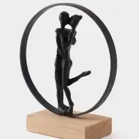 Сувенир &laquo;Парочка&raquo;, 24&times;9&times;26.5 см, полимерная смола, манговое дерево