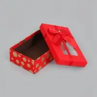 Набор подарочных коробок 3 в 1, прямоугольные с окном 23&times;16&times;9.5 21&times;14&times;8.0 19&times;12&times;6.5 см