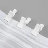 Зажим для штор, 35&times;20&times;10 мм, 10 шт., белый