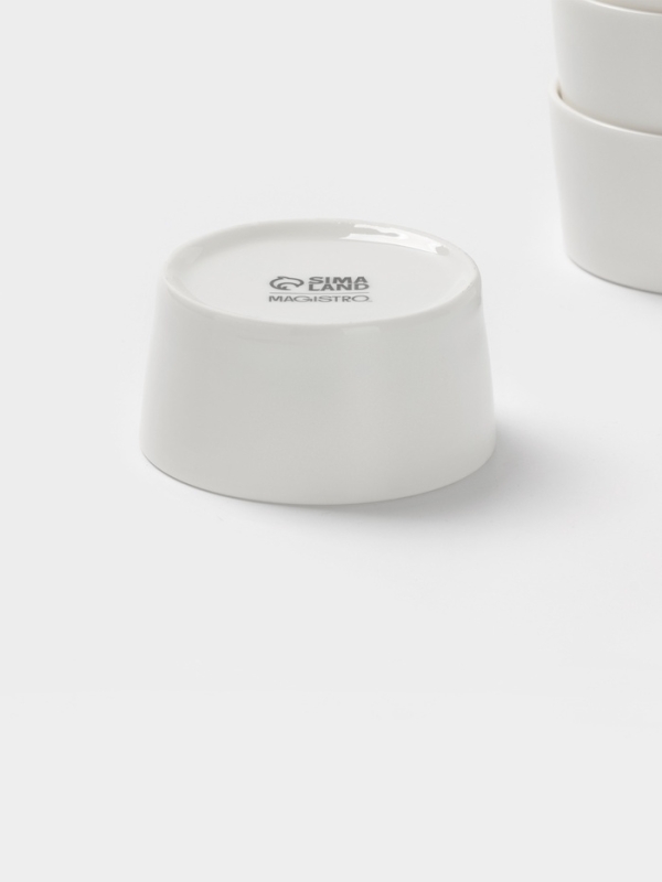 Набор соусников 4 шт 8,5х4,5 см Magistro Набор соусников 4 шт 8,5х4,5 см Magistro "White Snow" 150 мл