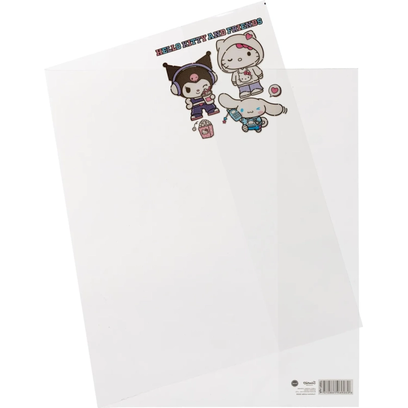Набор обложек для тетрадей Hello Kitty, 10 шт., 213x350, 100 мкм.76823